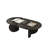 Erandi 51.2” Modern Wood Coffee Table With Two Abstract Support