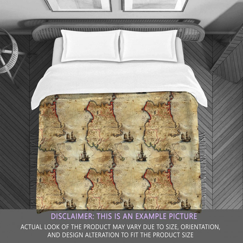 Machine Printed Comforter, Twin Extra Long Comforter