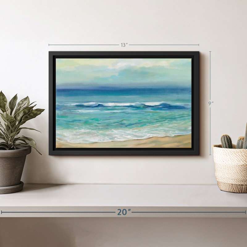 Plage «Serene Seaside Sunrise Wall Art», H 9 po x l 13 po