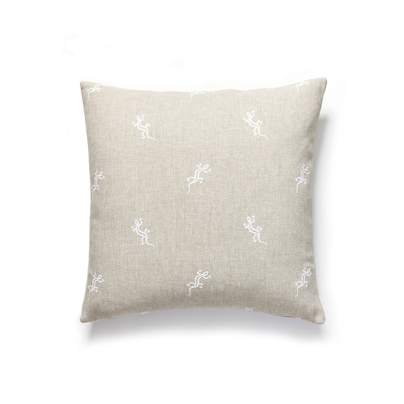 Gecko Square Indoor/Outdoor Pillow Cover & Insert