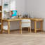 Bureau en bois massif en L Burlywood-1154244371-1154244382
