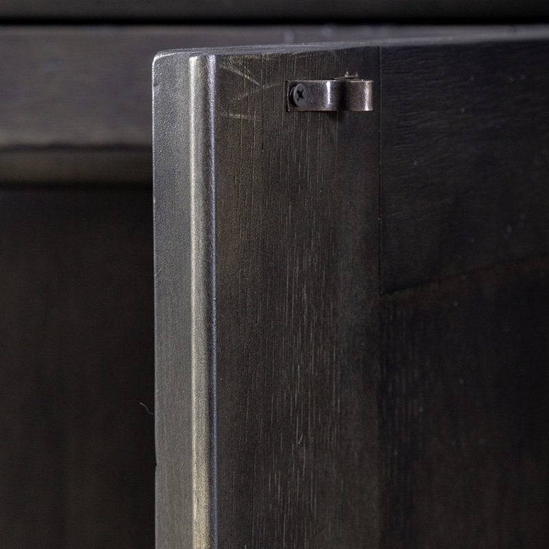 Jaclyn 72" Wide Dining Buffet, Black