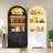 70''H x 31.4''W  Arched Dining Hutch-212703807