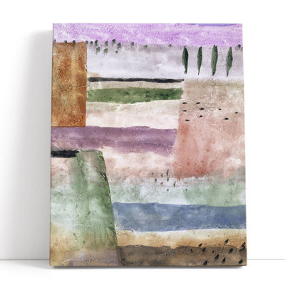 Paysage avec peupliers, 1929 - reproduction d'art sur toile