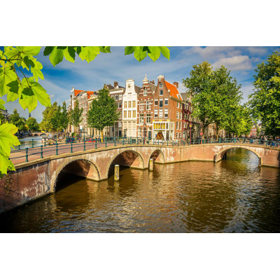 Amsterdam Cityscape - Photographie sur toile tendue
