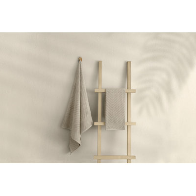 Ensemble de serviettes 100% coton 2 pièces Jermaria