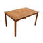 Adish 6 - Person Eucalyptus Solid Wood Patio Dining Set Umbrella Hole Included Rectangular Table