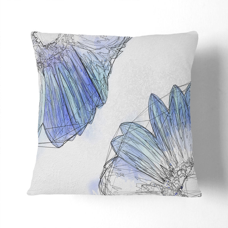 Square Throw Cushion, 55cm H x 55cm W x 20cm D, White
