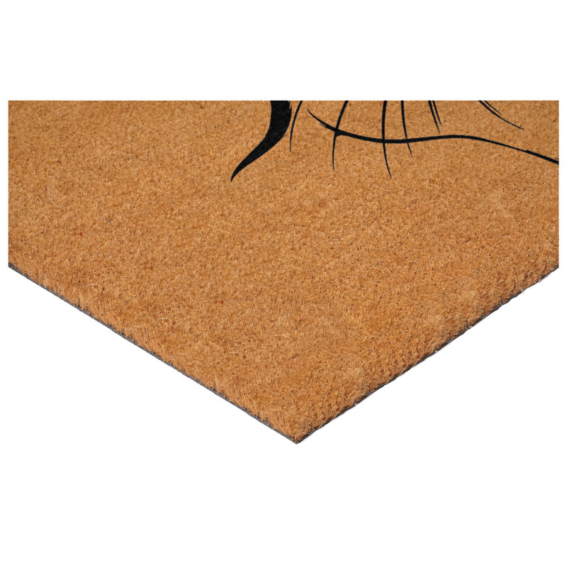 Danelis Non-Slip Animal Print Doormat, 17" x 29"