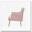 Fauteuil d'appoint en velours