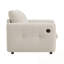 Canapé simple avec chargeur double port et coussin moelleux-166232579
