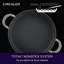 Elementum Hard-Anodized Nonstick Covered Sautéuse, 4 Quart, Oyster Gray/Clear/Silver