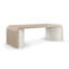 Movement Solid Wood Sled Cocktail Table