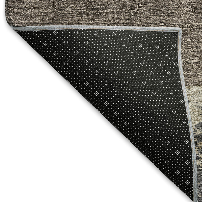 Tapis de qualité supérieure lavable à la machine Prisco, Rectangulaire 8 pi x 10 pi