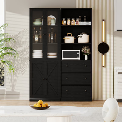Ensemble d'armoires de rangement 70 po H 70,9 po