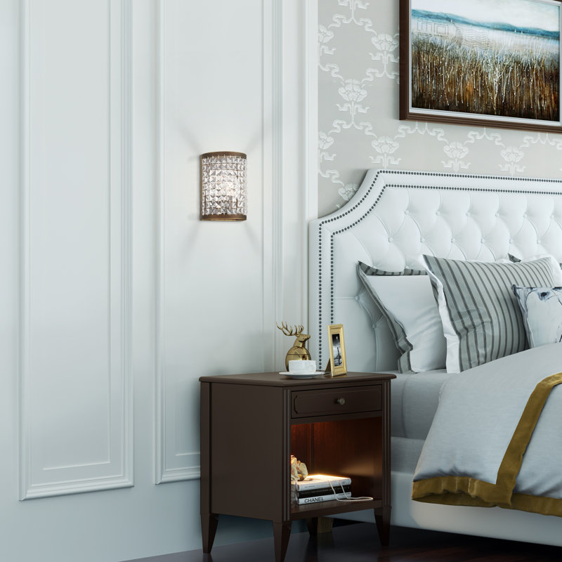 Belisle Flush Mounted Sconce, Palacial Bronze