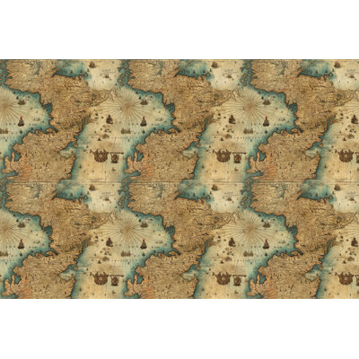 World Map Duvet Cover