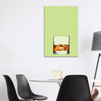 Glass Of Whisky - Wrapped Canvas Painting