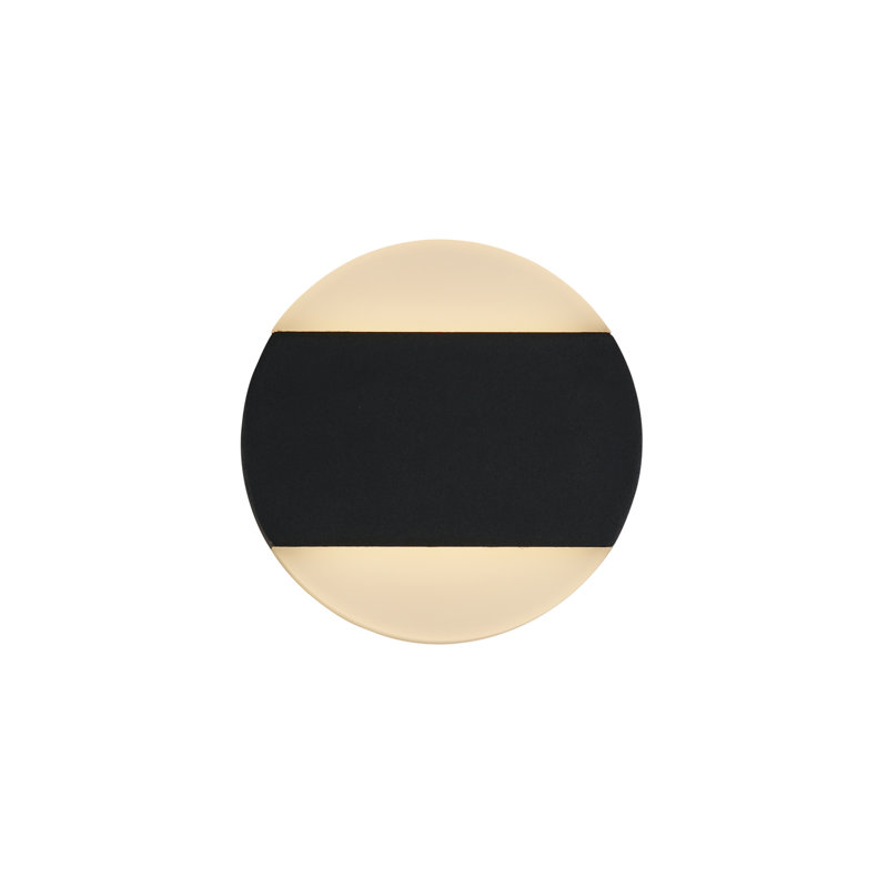 Dakyah Matt Black 15cm H Integrated LED Outdoor Sconce
