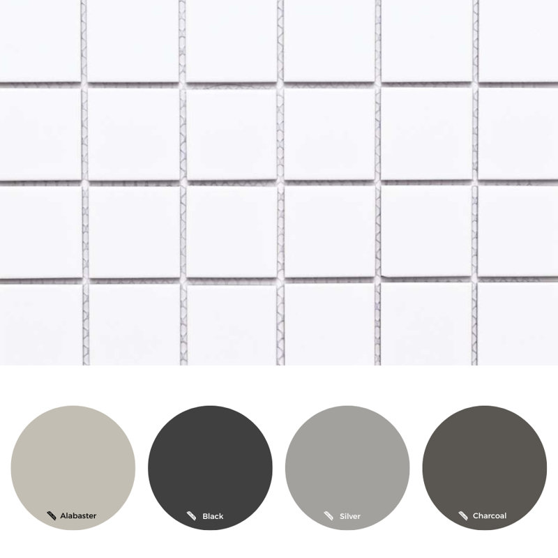 15" X 12" Porcelain Mosaic Wall Tile