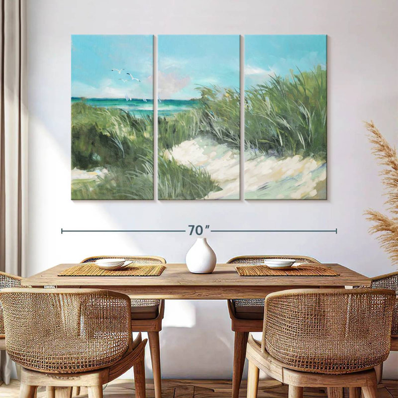 Gillard Beach Coast Grass, 42" H x 65" W