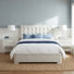 Love Joy Bliss Alabaster 3 Piece Queen Bedroom Set