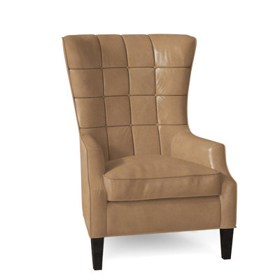 Gallin Leather Wingback Chair