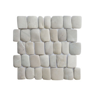 Carrelage mural de mosaïque aléatoire en pierre naturelle 12 "x 12" Florida