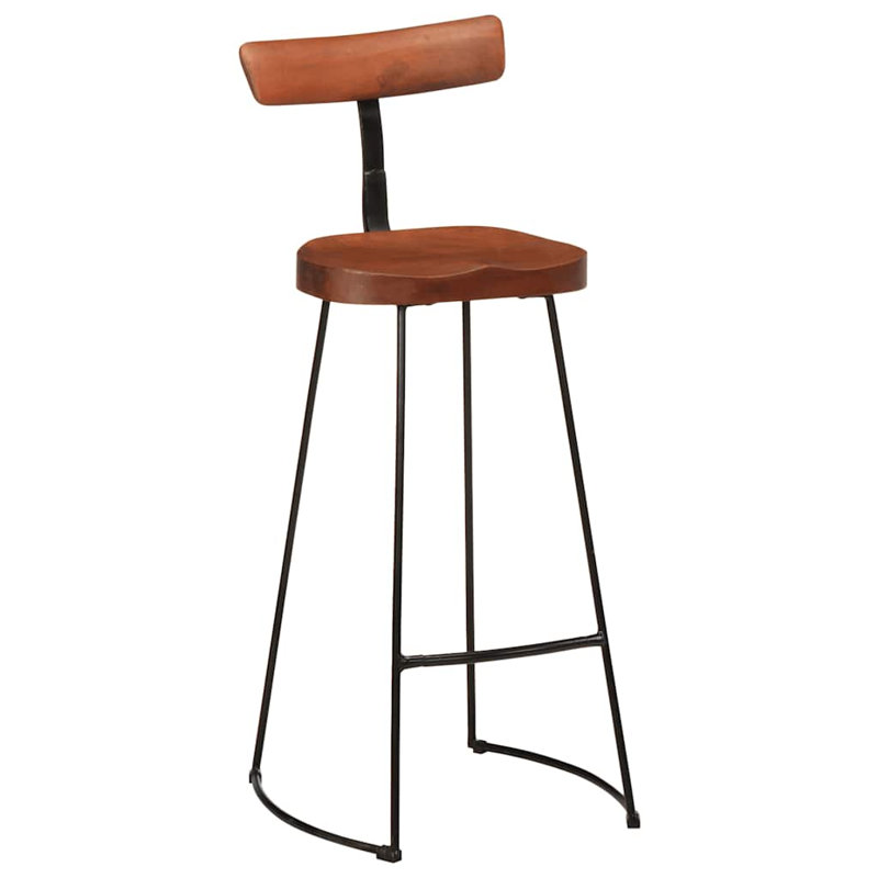 Brahn Counter Stool, Bar Stool (Overall Height: 79cm), Dark Brown