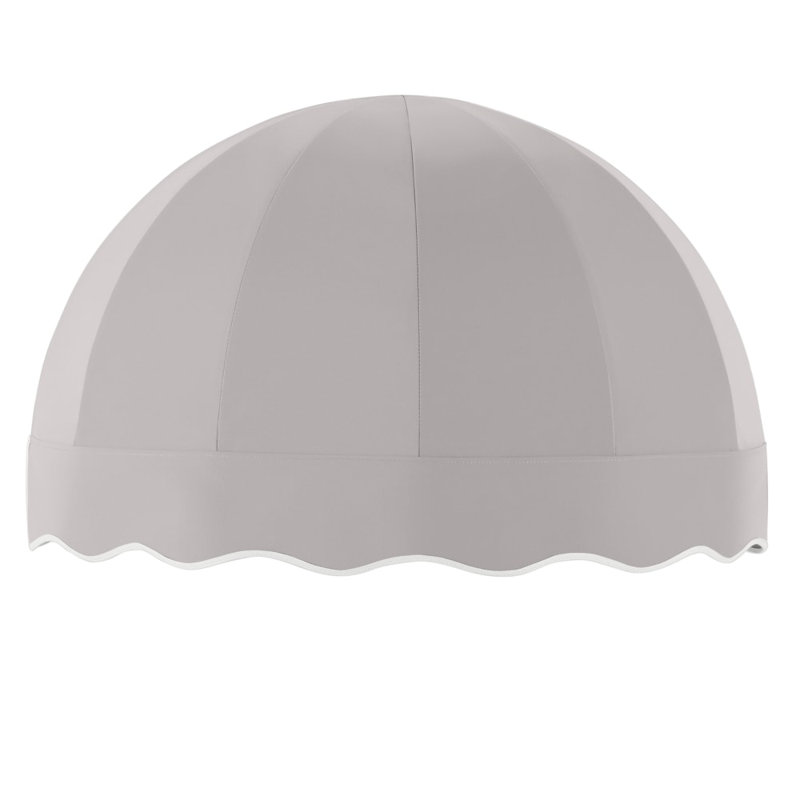 Auvent fixe en tissu acrylique Bostonian Awntech, H 32,25 po x l 52,5 po x P 26,25 po, Gris