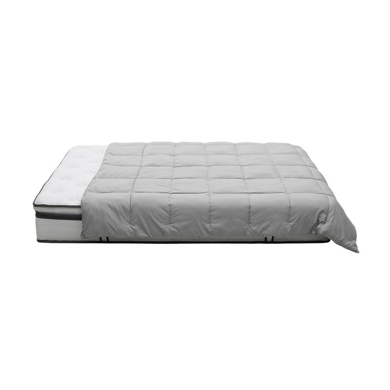 Polyester Solid Colour Duvet Cover, Double Duvet Cover, Grey
