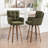 Zareon 27.95” Double-Layered Velvet-Padded Bar Stools-237832250