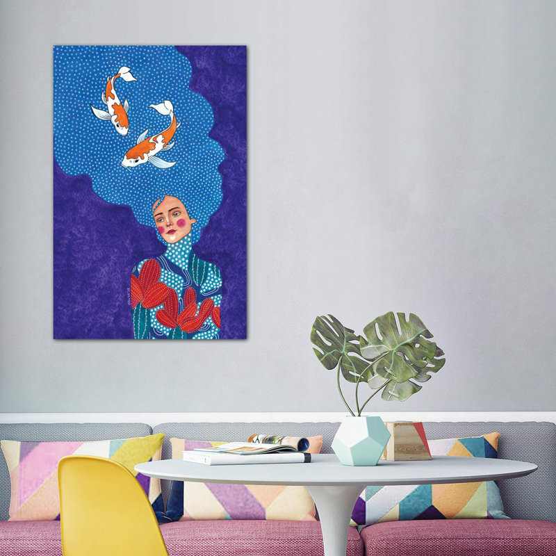 Giving Me A Reason To Stay by Hülya Özdemir - Wrapped Canvas Print, 152.5 cm H x 101.5 cm W
