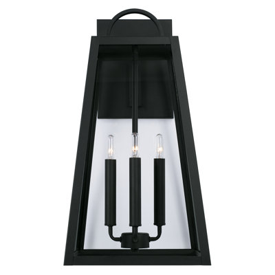 Lanterne murale d'extérieur à 4 ampoules H 23,25 po