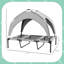 Lit pour chien surélevé, housse en filet respirant, durabilité du tissu, structure en acier, auvent pour animal de compagnie, filet, confort, sac de voyage portable,