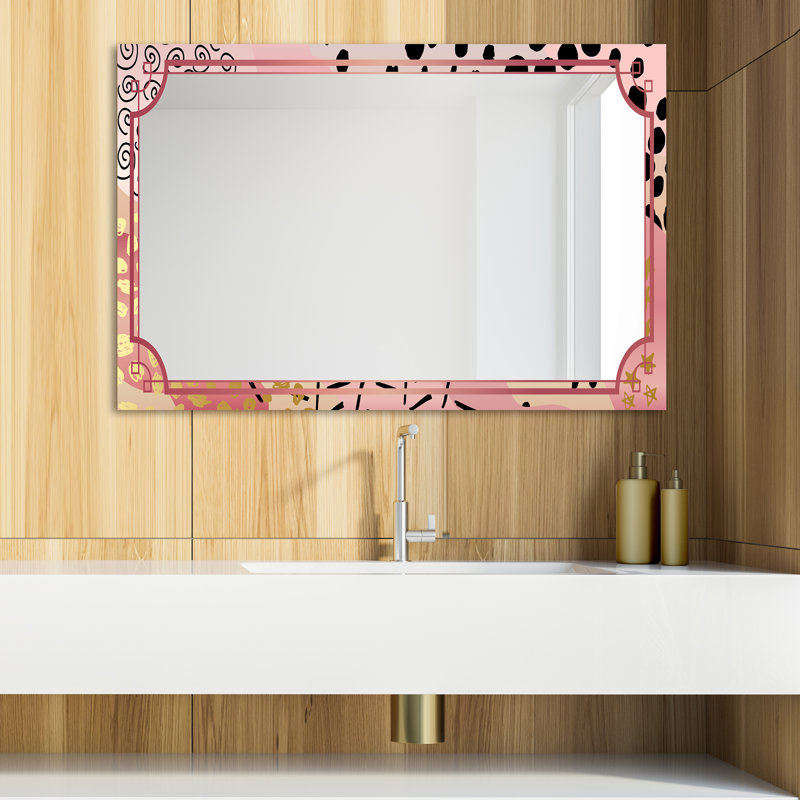 Miroir de coiffeuse Playful Glam, H 29,5 po x l 39,4 po