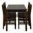 Dining Table and Chair Dining Set Dinner Table with 4 Chairs-885480504