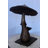 Gabriele Leaning mushroom bronze statue fountain -  Size: 18"L x 17"W x 24"H.