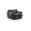 Chic fauteuil pivotant à compression pour intérieurs modernes-263989528
