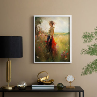 WOMEN Series CECXV - reproduction encadrée de qualité supérieure - prête à être accrochée - aucun clou requis