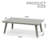 1-Piece Aluminum Outdoor Coffee Table
