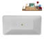 Baignoire autoportante 63 "avec drain interne Streamline-112235228