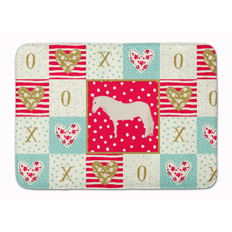 Love Memory Foam Kitchen Mat, Cheval Pari Paso Fino