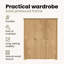 Manufactured Wood Wardrobe