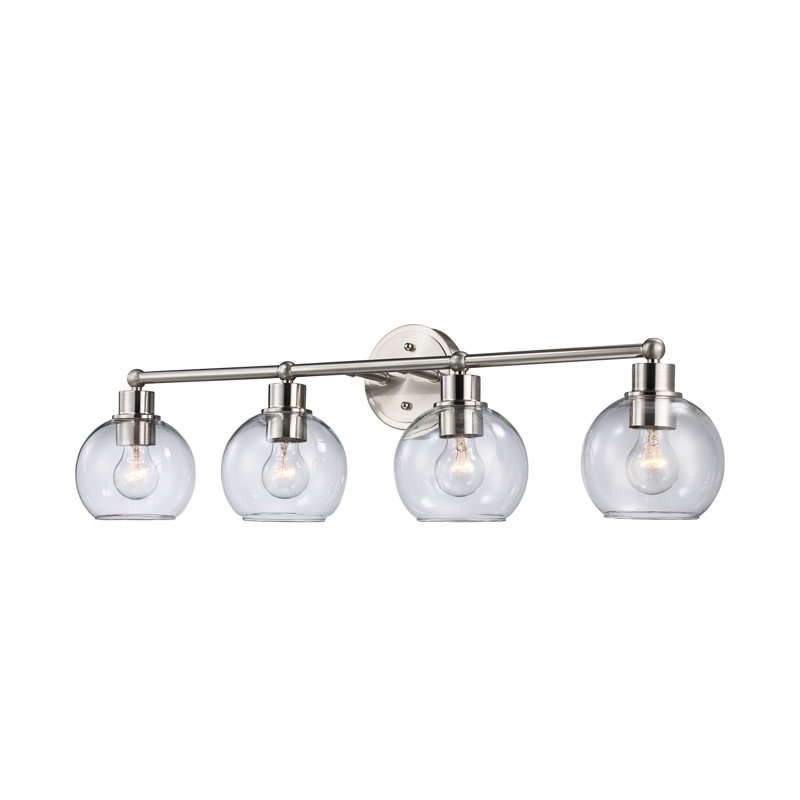 Lochleven 4 - Light Dimmable Chandelier, Brushed Nickel
