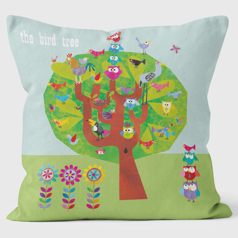 Bird Tree Kali Stileman Cushion