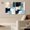 Seafoam set Canvas Set of 2 Coastal Abstract by 