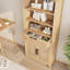 Aterlia 78.7" Arched Storage Bookcase-1773874411