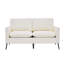 Chaises d'appoint Comfort Comfort en cuir, siège compact et moderne de 55,91 po