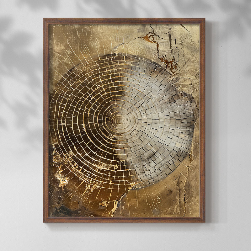 ABSTRACT Series CXC - Impression encadrée de qualité supérieure - Prêt à être accroché - Aucun clou requis, H 11 po x l 9 po